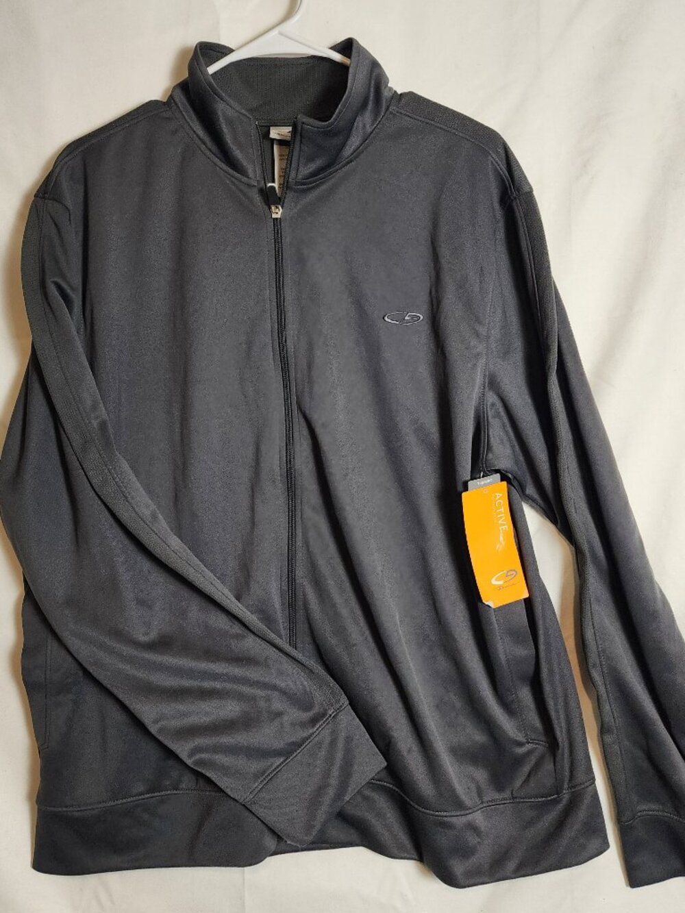 C9 by Champion Men's Active Performance Full Zip Jacket Gray Size Large L NWT